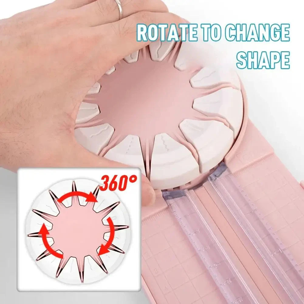 CraftMaster | Paper Cutter & Trimmer with 360° Rotating Blade | Versatile Tool for Precision Cutting