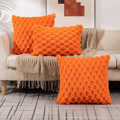 3D Texture Cushion Cover – Soft Cotton Polyester Blend Sofa Cushion Covers for Home Decor