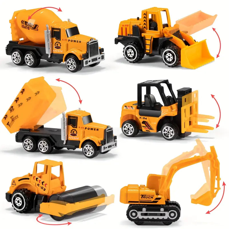 Construction Toys for Kids Ages 3 and Up, Toy Excavator and Toy Crane Building Toys, Construction Toy Set with Tools
