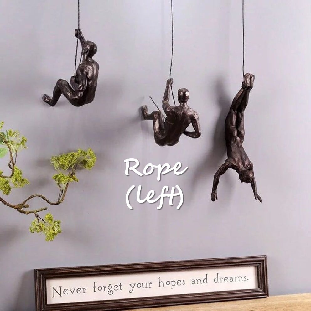 Ortekor Creative Climber | 3D Wall Art Sculpture with Unique Design | Modern Wall Decor for Home and Office