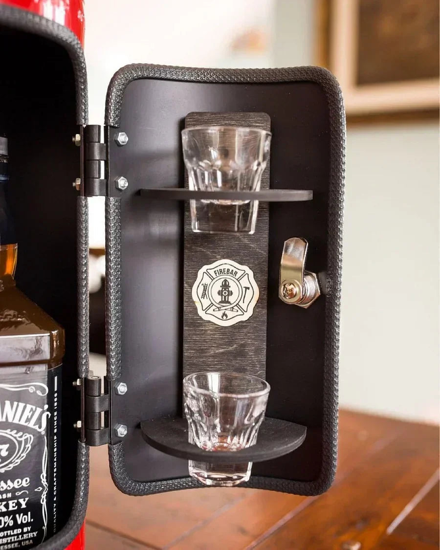 Creative Spirits Storage | Fire Extinguisher Whisky Holder with Unique Design | Portable Decor for Home Bars