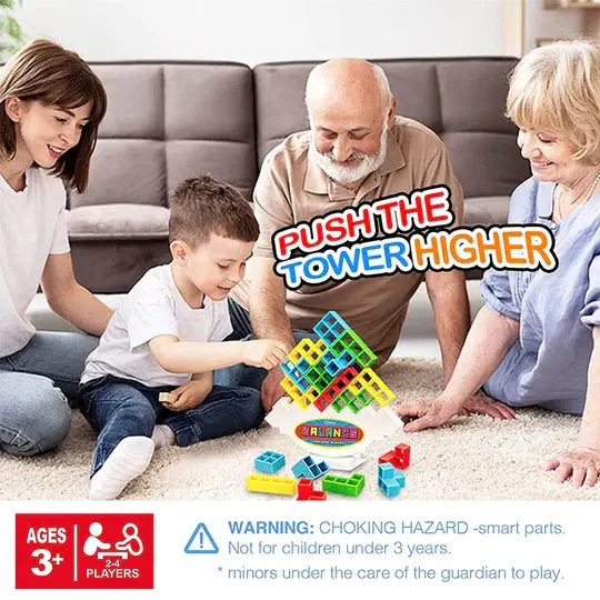 Creative Stack | Magnetic Balance Toy with Tetris Design | Engaging Fun for Cognitive Development