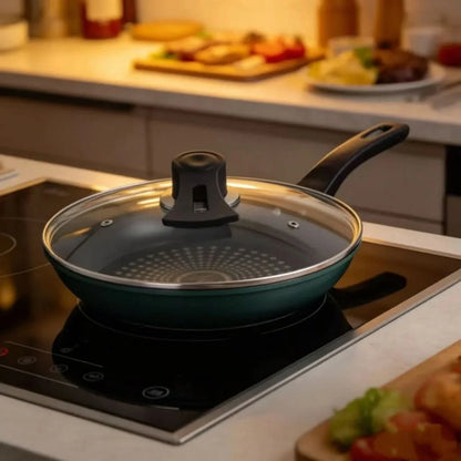 GLOWFLOW – Diamond Pattern Cooking Pan for Everyday Use