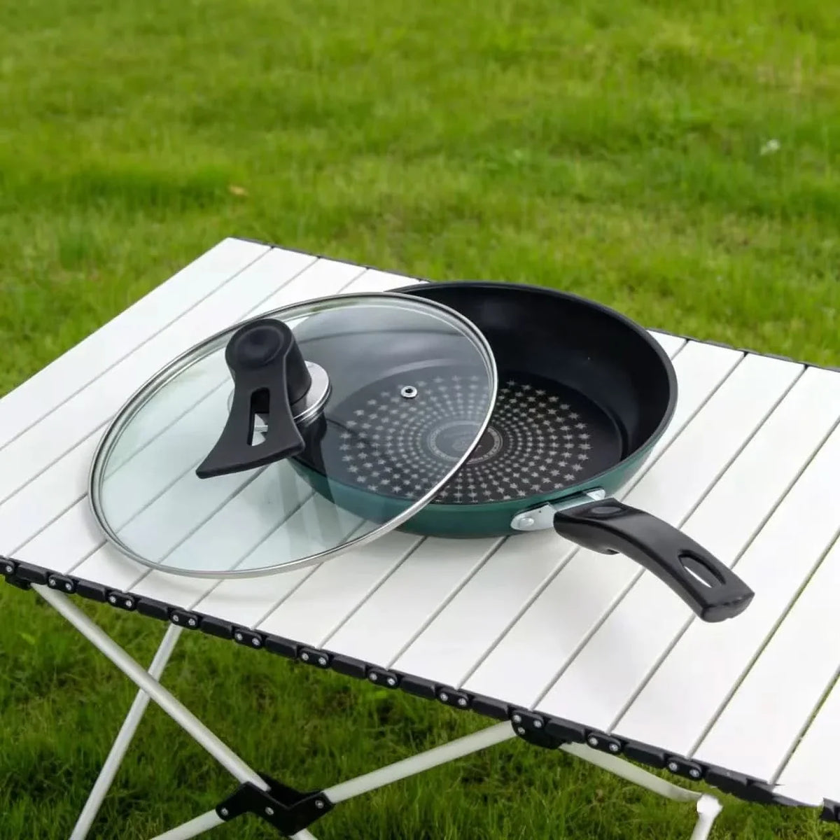 GLOWFLOW – Diamond Pattern Cooking Pan for Everyday Use