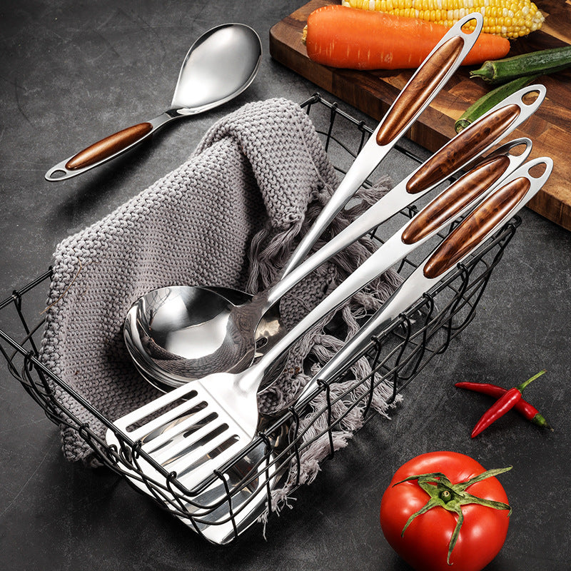 Kitchen Utensil Set, Stainless Steel Cooking Utensils Set with Ergonomic Handles, Kitchen Tools and Tongs for Cooking