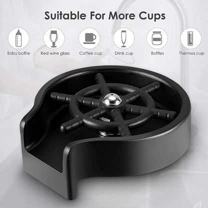 CupClean Pro | Automatic Quick Cup Washing Machine with High-Pressure Nozzle | Efficient Cleaning for Home and Commercial Use