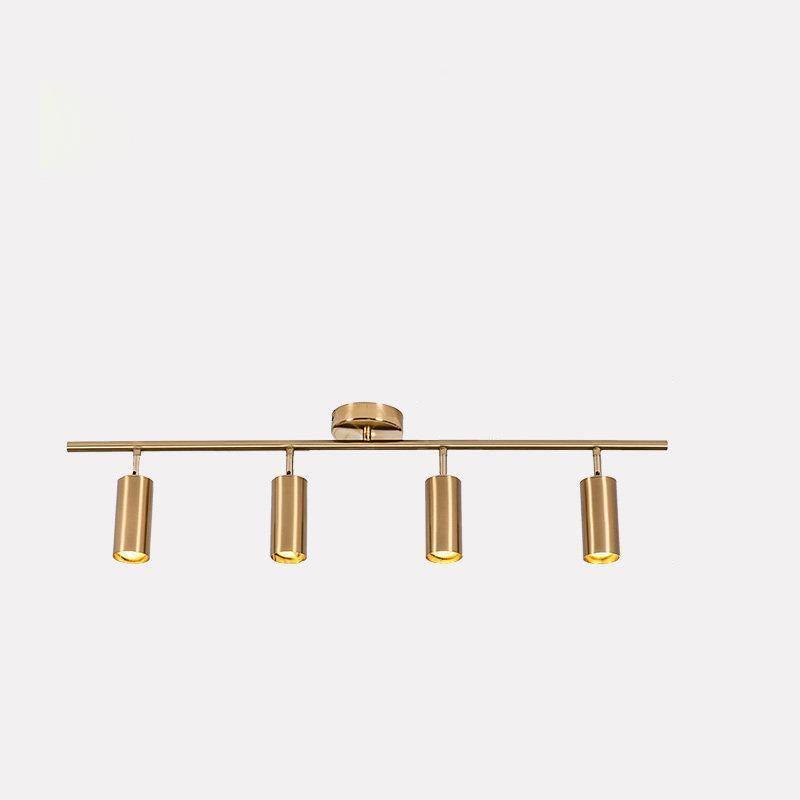 Pivoting Metal Track Spotlight Fixture 350° Swivel Wall & Ceiling Mount LED Accent Light for Living Room Bedroom Kitchen Gallery Art Display