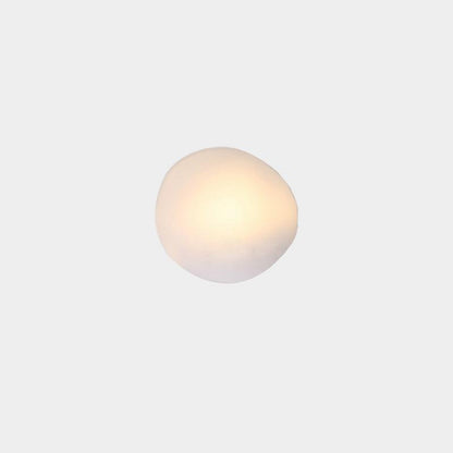 Organic Glass LED Sconce Light Fixture Wall or Ceiling Mount Modern Home Lighting Warm Neutral Cool White for Bedroom Living Room Hallway De