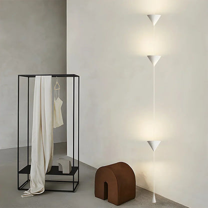 Adjustable Height Pole Light Iron & Acrylic LED Up to 11.5 Feet for Bedroom Living Room Modern Home Office Minimal Vertical Standing Accent