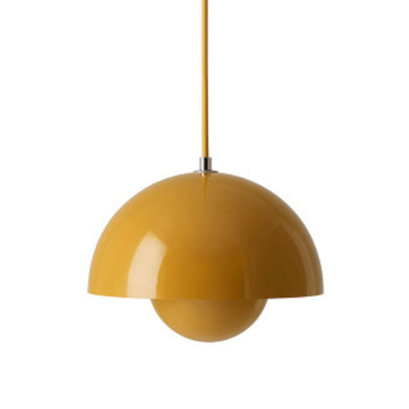 Metal Dome Pendant Light 9 in Adjustable E26 for Dining Table Kitchen Island Bedroom Mid-Century Modern Hanging Fixture