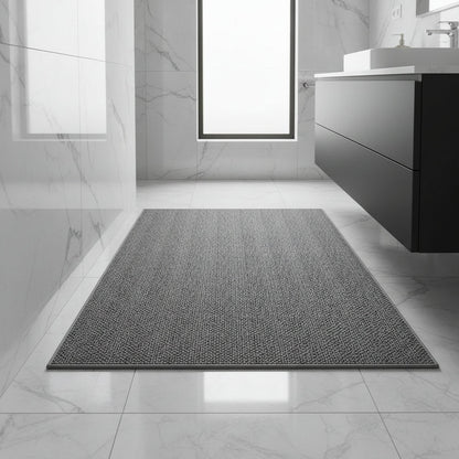Quick-Dry Entry Mat for Home 20x31 24x36 31x47 Inch Gray Tan Brown Non-Slip Hallway Runner Front Door Foyer Porch Mud Room Kitchen Indoor Ou