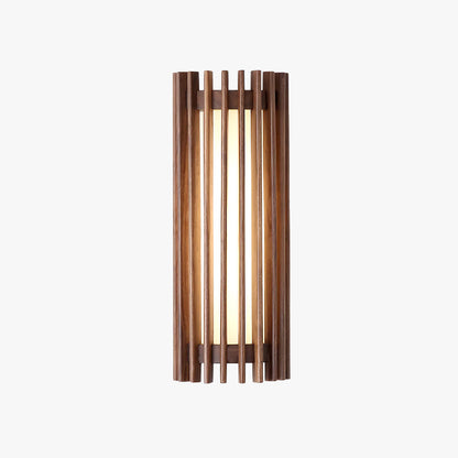 Hardwired Wood Wall Sconce with Acrylic Shade for Living Room, Bedroom & Dining Room – Modern Indoor Lighting Fixture