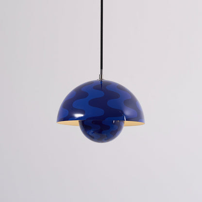 Geometric Aluminum Hanging Fixture 9 Inch Matte Modern Overhead Illumination for Kitchen Dining Room Entry