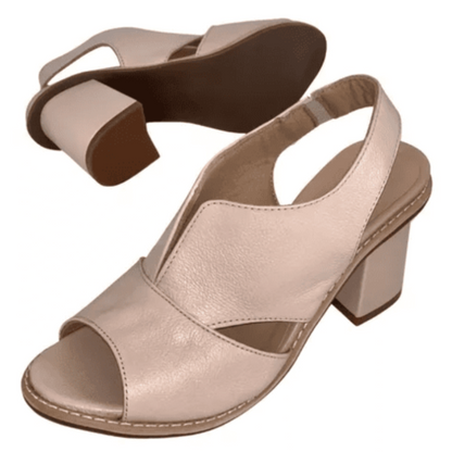 Women's Block Heel Open Toe Sandals for Work & Special Occasions Cushioned Footbed Stable Heel Dressy Evening Shoe