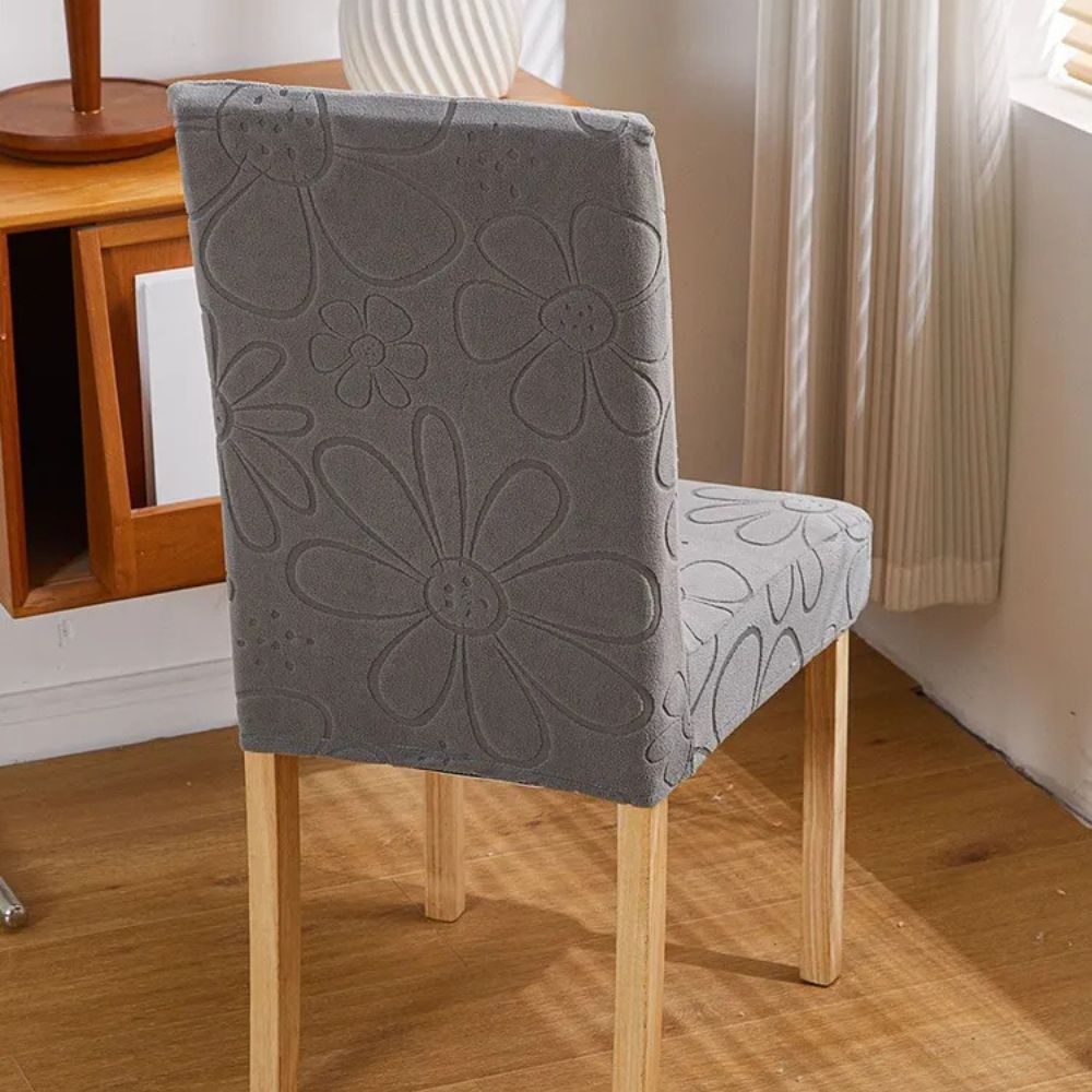 Daisy Dining Chair Cover - Stretch Microfiber, Easy Fit for Dining Room Chair