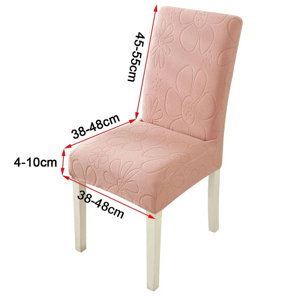 Daisy Dining Chair Cover - Stretch Microfiber, Easy Fit for Dining Room Chair