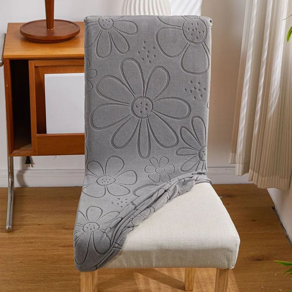 Daisy Dining Chair Cover - Stretch Microfiber, Easy Fit for Dining Room Chair