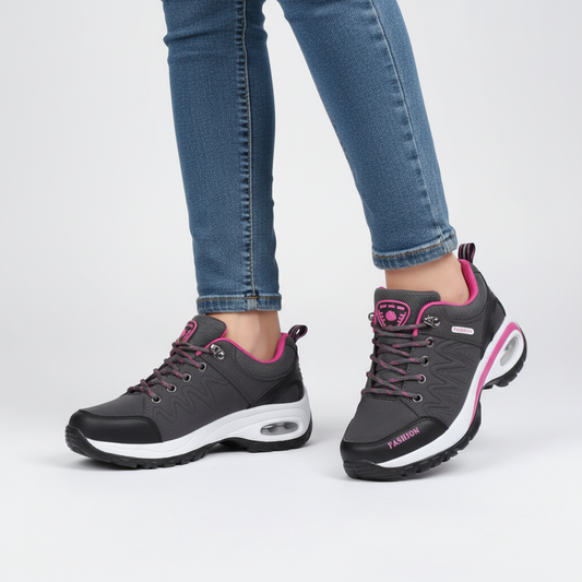 Chaussures de marche orthopédiques pour femmes – Baskets en maille respirante avec soutien de la voûte plantaire pour le soulagement des oignons et un confort tout au long de la journée