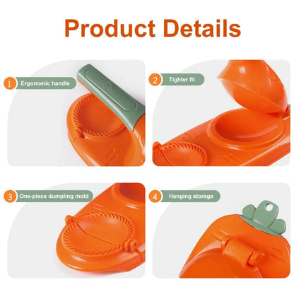 Dara Dumpling Maker - 2-in-1 Food-Grade Polymer, Ergonomic Design