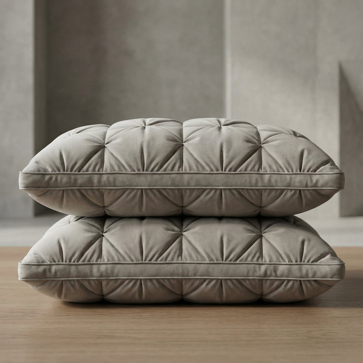 Down Pillow Soft Support Breathable Cotton Cover for Back & Stomach Sleepers Goose Down Fill Machine Washable Hotel Comfort