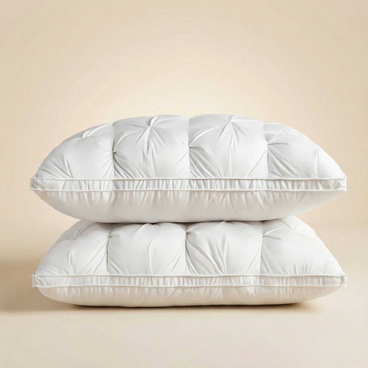 Down Pillow Soft Support Breathable Cotton Cover for Back & Stomach Sleepers Goose Down Fill Machine Washable Hotel Comfort