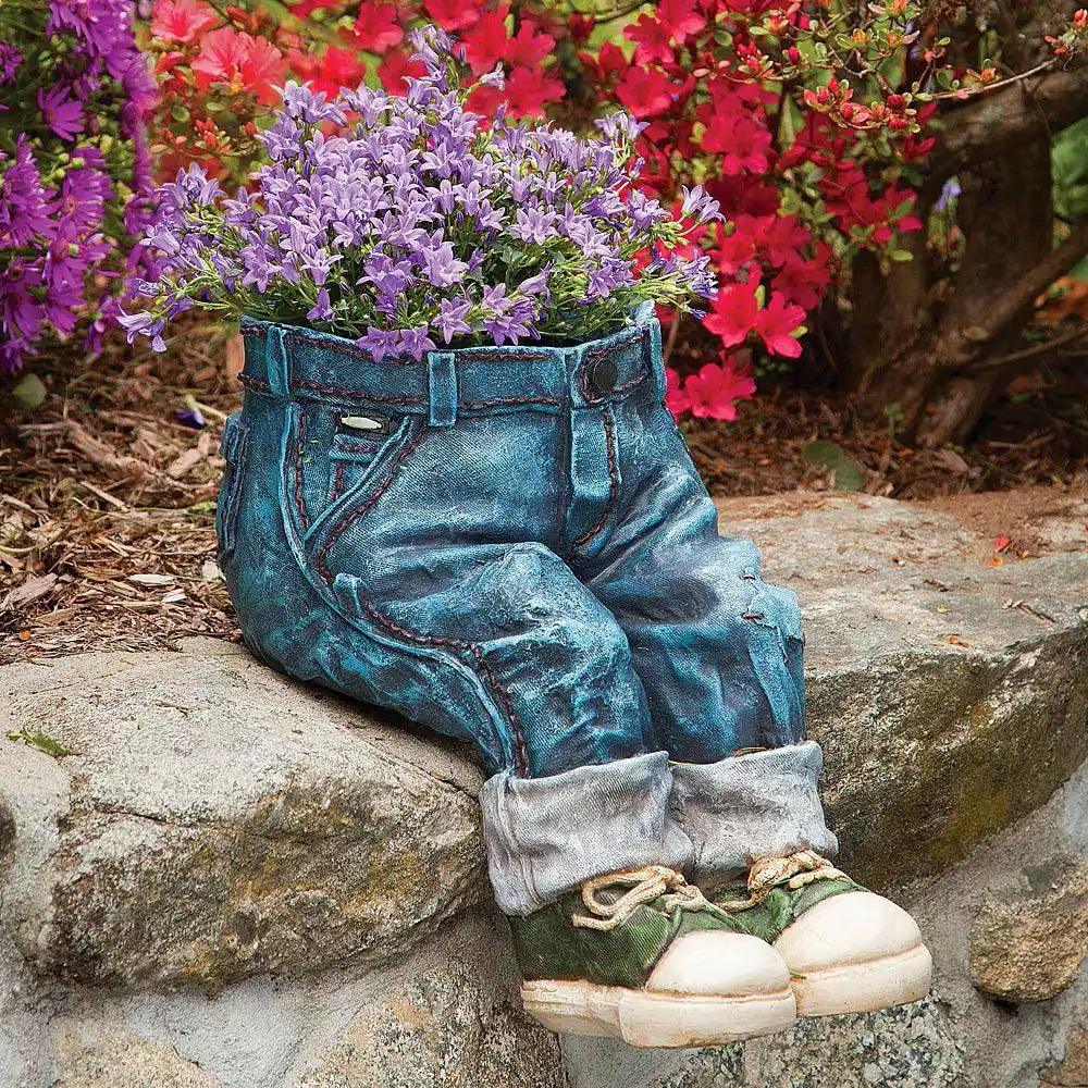 Retro Denim - Garden Planter