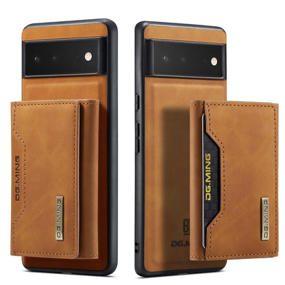 Magnetic Leather Wallet Case for Google Pixel – Detachable Card Holder with Raised Screen Protection & Microfiber Interior