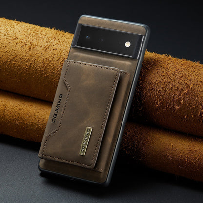 Magnetic Leather Wallet Case for Google Pixel – Detachable Card Holder with Raised Screen Protection & Microfiber Interior