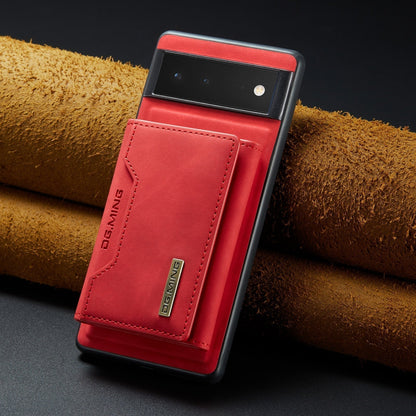 Magnetic Leather Wallet Case for Google Pixel – Detachable Card Holder with Raised Screen Protection & Microfiber Interior