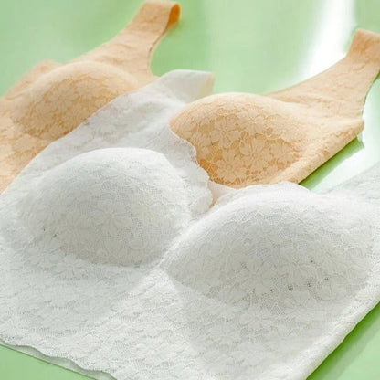 Wireless Pull-On Lift Bra with Wide Straps for Everyday Comfort & Back Support