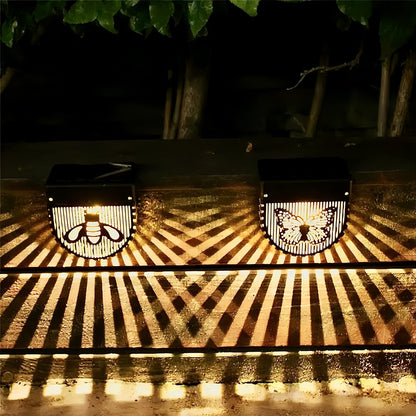 MIRALUX – Solar HollowGlow Fence Lights 2-Pack