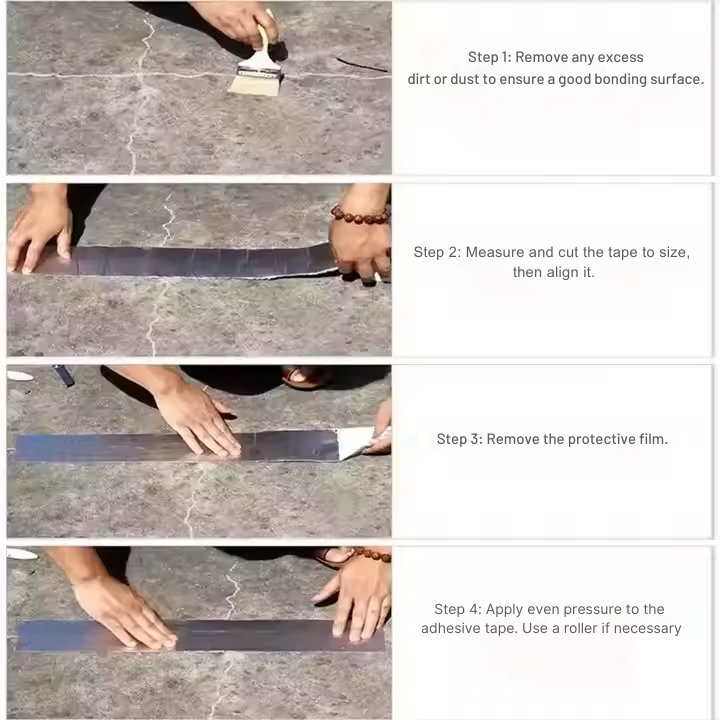 Waterproof Repair Tape for Pipe Leaks, Roof Cracks & Outdoor Fixes | Strong Bond on Metal, Plastic, Concrete | Indoor Outdoor Use Home