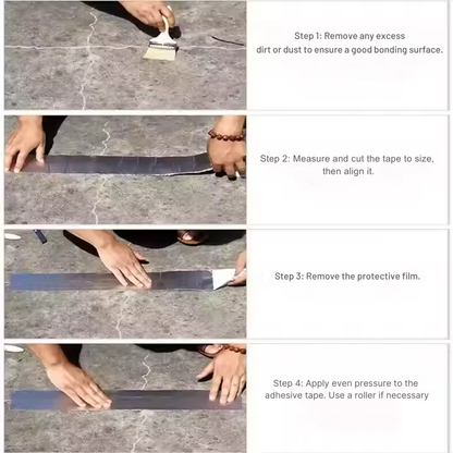 Waterproof Repair Tape for Pipe Leaks, Roof Cracks & Outdoor Fixes | Strong Bond on Metal, Plastic, Concrete | Indoor Outdoor Use Home