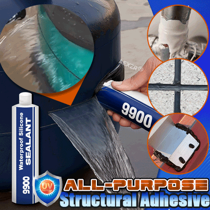 Weatherproof Silicone Sealant for Indoor & Outdoor Repairs | Flexible Waterproof Caulk for Glass, Concrete, Metal, Tile & More