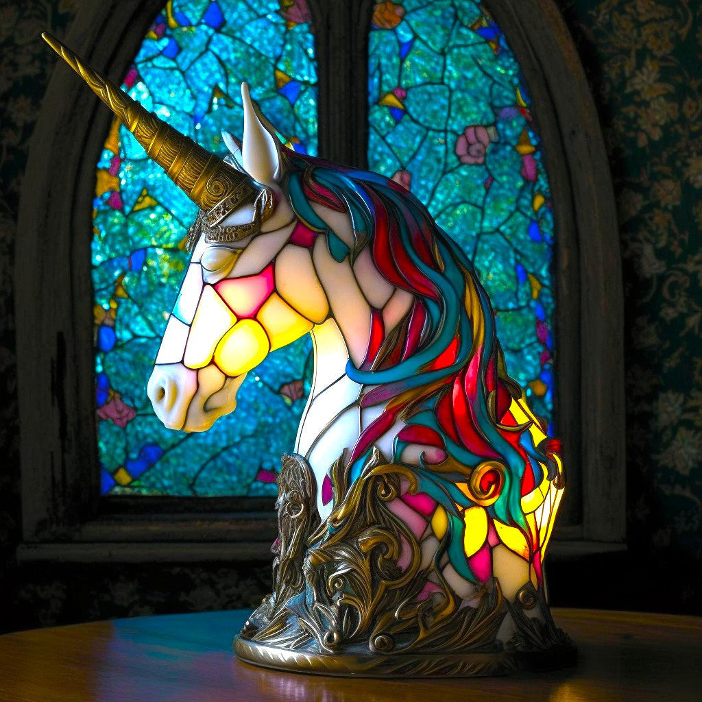 LED Animal Nightlight – Battery-Powered Sculptural Desk Lamp with Switch – Metal & Resin Figurine for Nightstand, Bookshelf, Kids Room