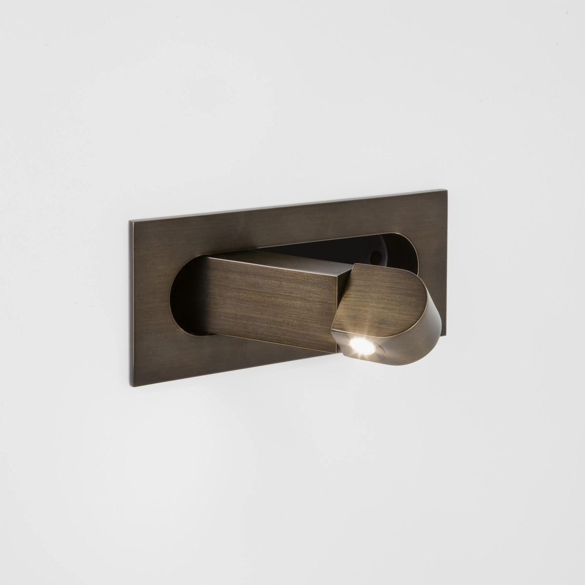 Adjustable LED Bedside Reading Light Wall Mount with Push Button Control – Space-Saving Swing Arm Design in Multiple Finishes
