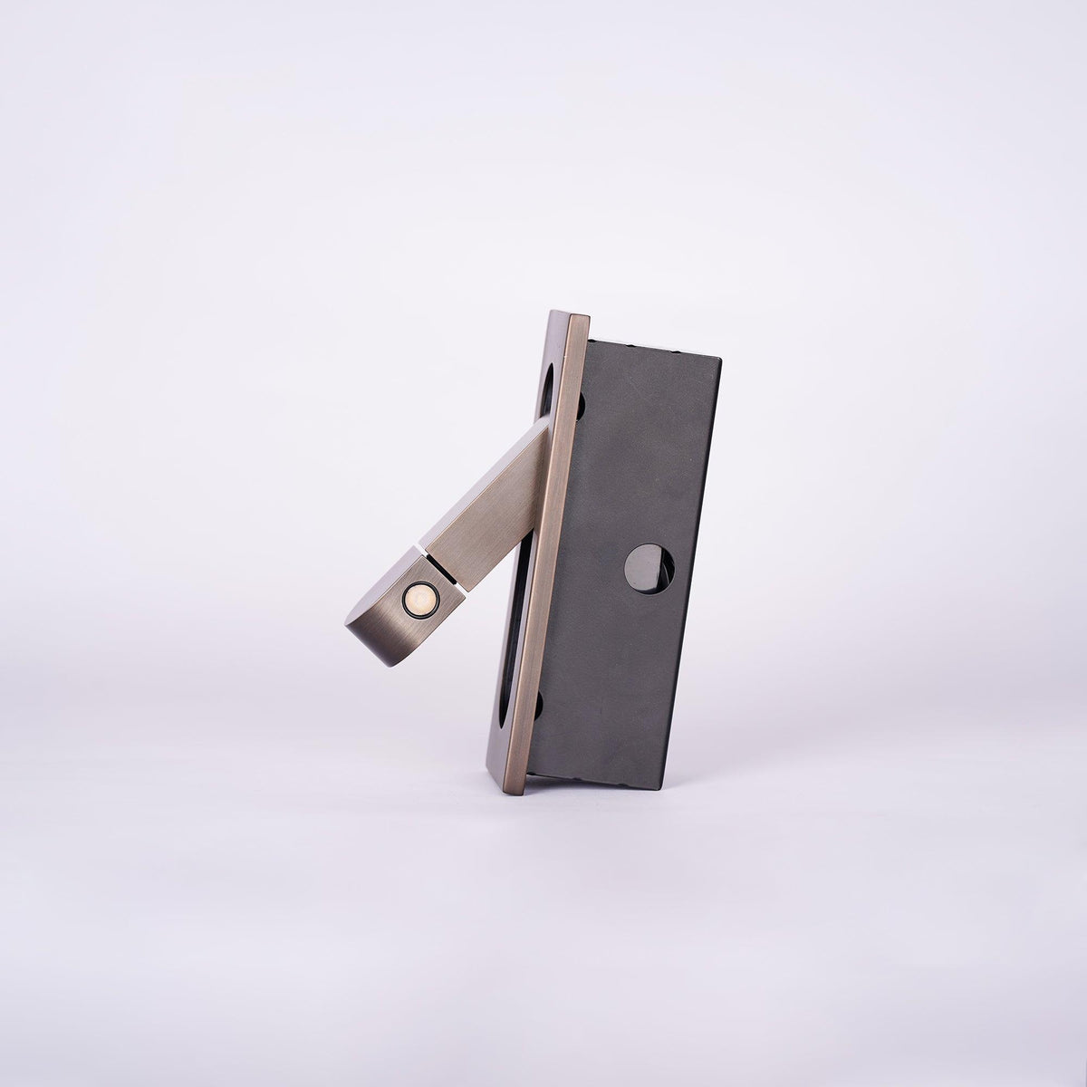 Pivoting LED Bedside Sconce with Push-Button Control for Focused Night Reading in Compact Spaces