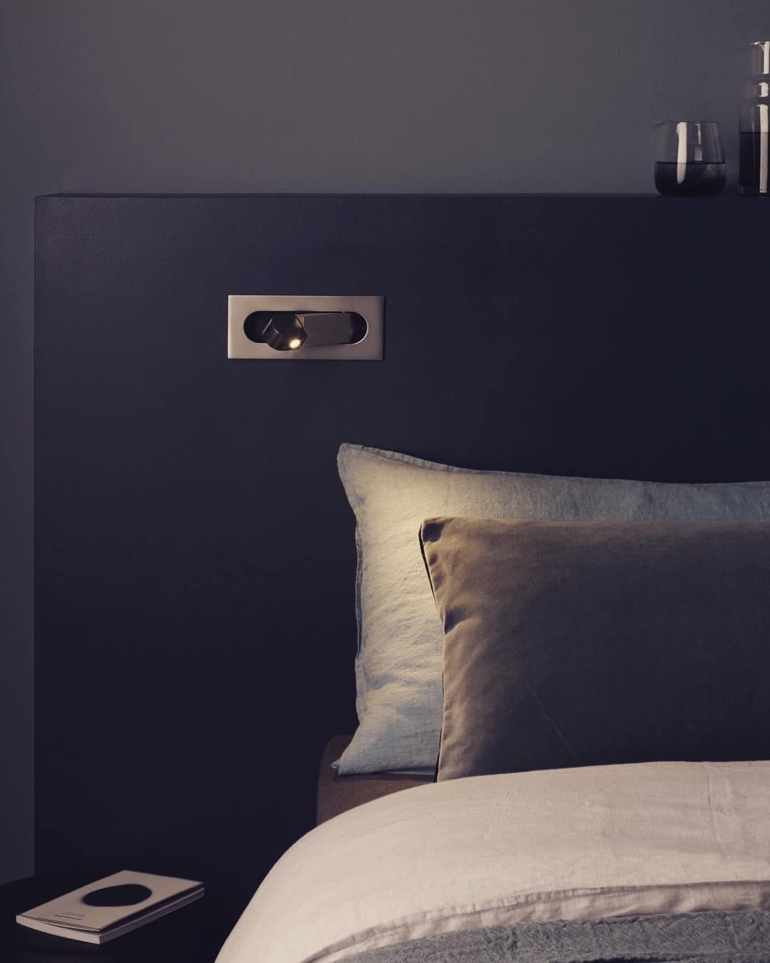 Adjustable LED Bedside Reading Light Wall Mount with Push Button Control – Space-Saving Swing Arm Design in Multiple Finishes