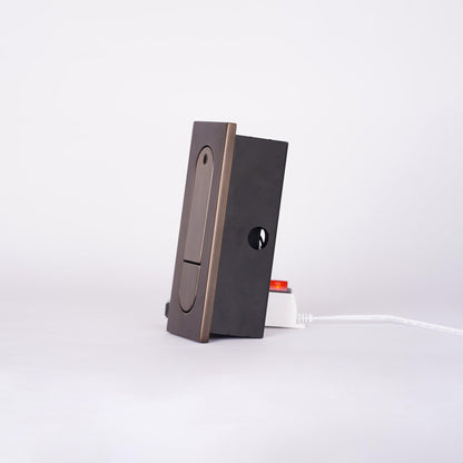 Pivoting LED Bedside Sconce with Push-Button Control for Focused Night Reading in Compact Spaces