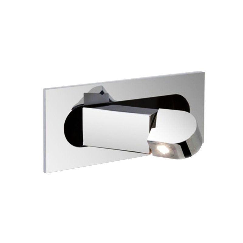 Pivoting LED Bedside Sconce with Push-Button Control for Focused Night Reading in Compact Spaces