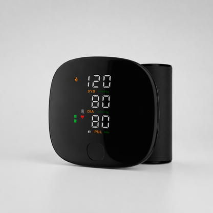 Tensiomètre électronique au poignet avec mesures automatiques et détection d'arythmie | Appareil de santé portable pour un usage domestique