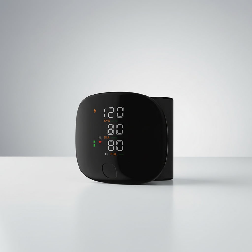 Tensiomètre électronique au poignet avec mesures automatiques et détection d'arythmie | Appareil de santé portable pour un usage domestique