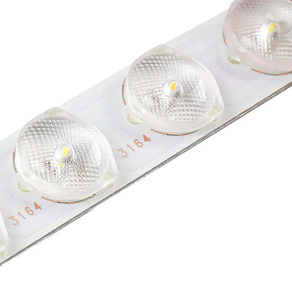 Plafonnier LED ovale fin avec détails en bois | Luminaire encastré à intensité variable pour salon et chambre | Lustre moderne extra-plat | Câblage fixe