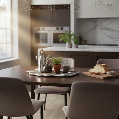 Dining Essentials | Lazy Susan Serving Stand with 360° Rotation | Versatile Design for Effortless Access