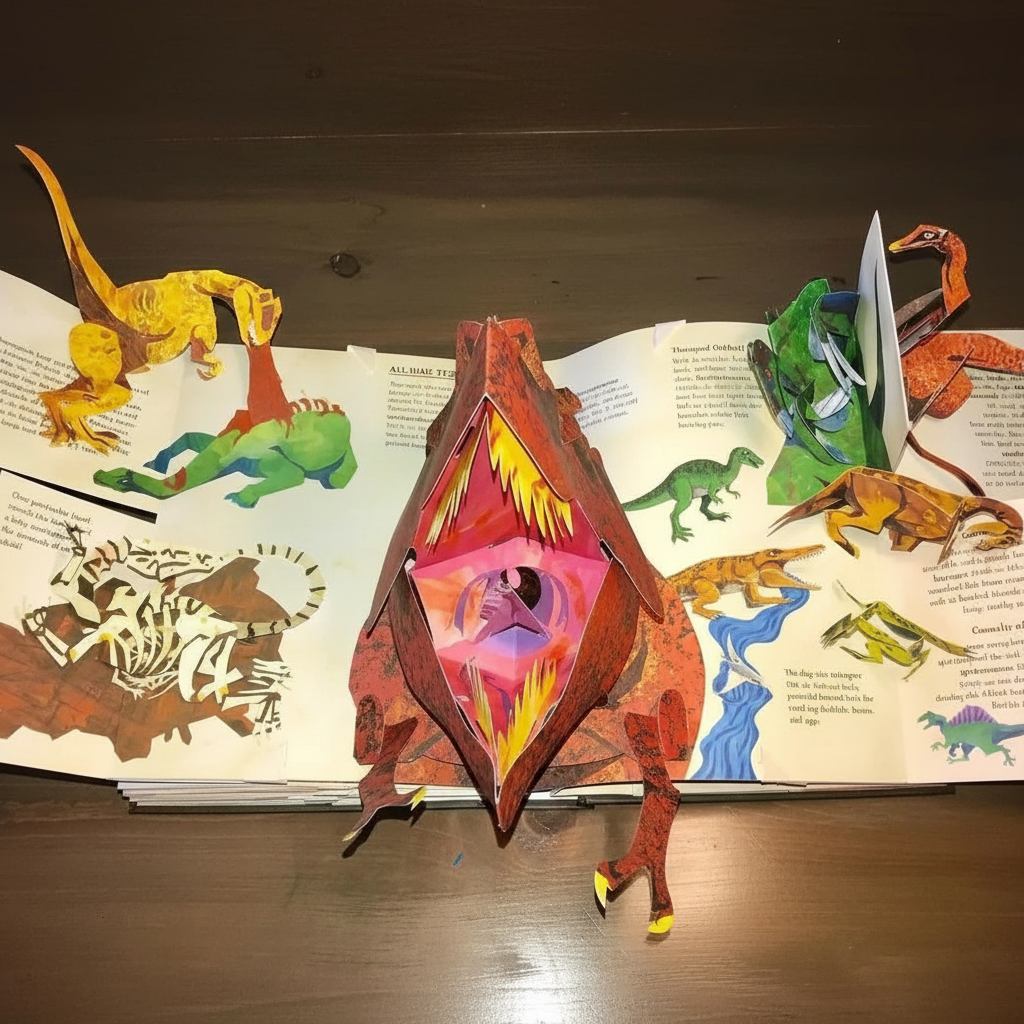 Dinosaur Adventure | 3D Pop-up Book with Sturdy Pages & Colorful Illustrations | Interactive Learning for Kids