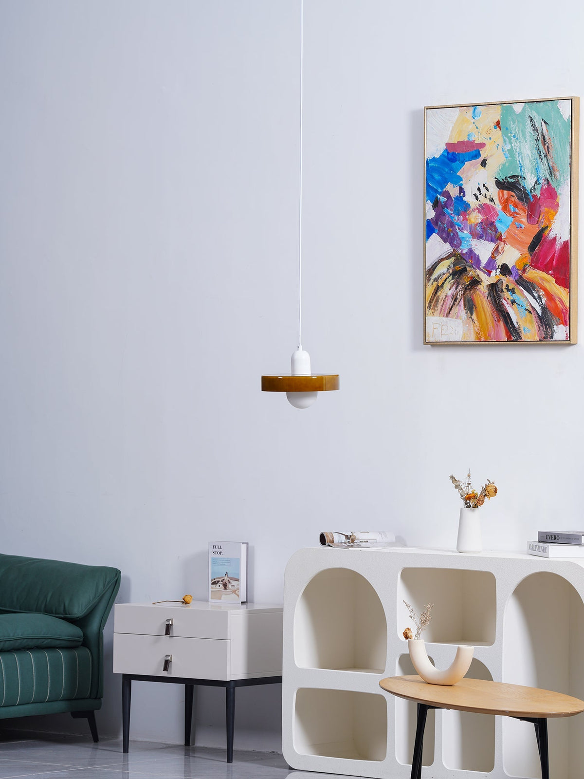 Frosted Glass Globe Ceiling Light 10 Inch Semi-Flush Mount LED Fixture for Bedroom Kitchen Hallway Low Profile Indoor Lighting