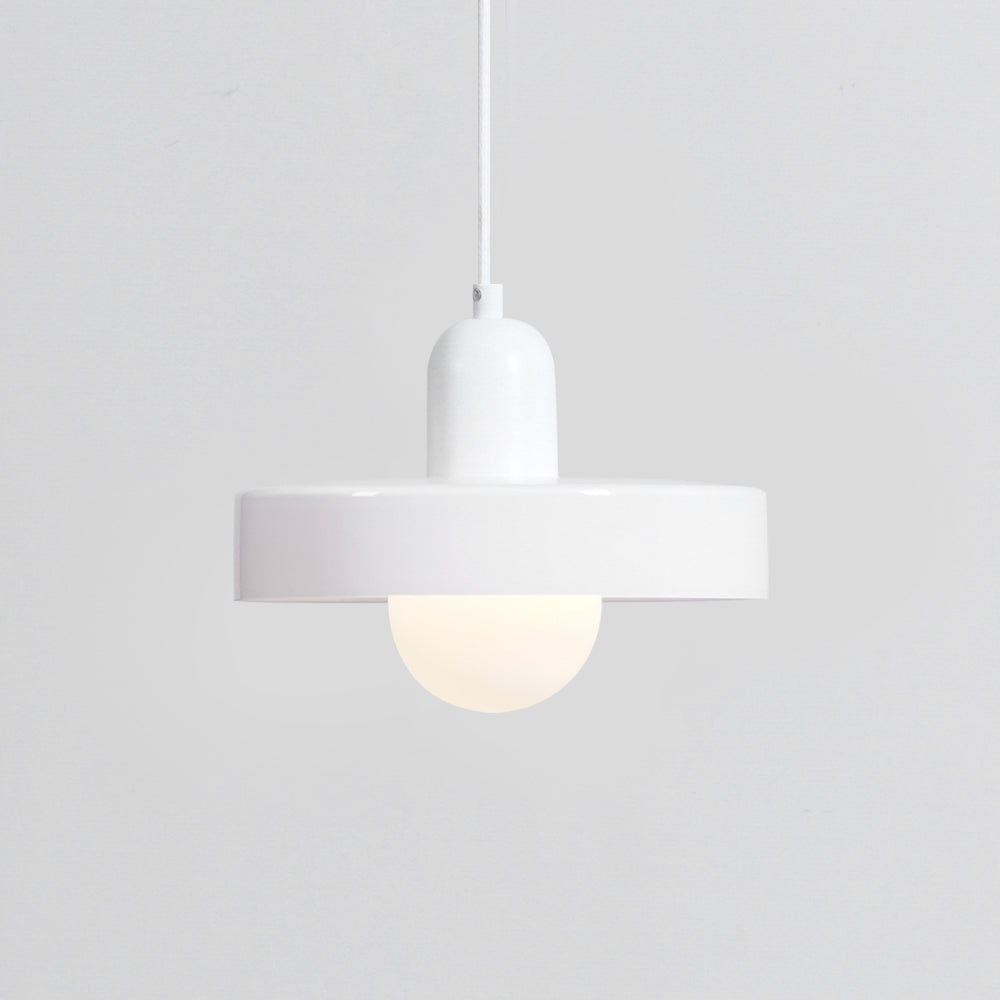 Frosted Glass Globe Ceiling Light 10 Inch Semi-Flush Mount LED Fixture for Bedroom Kitchen Hallway Low Profile Indoor Lighting