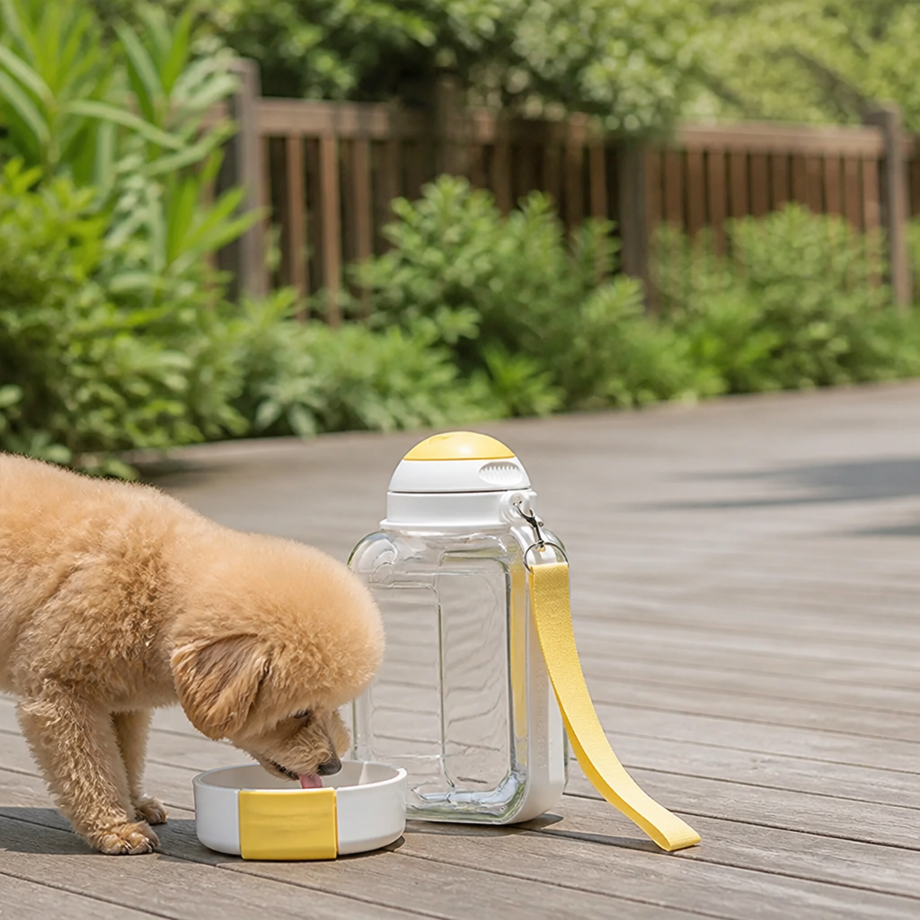 Ortekor 2-In-1 Leak-Proof Dog Water Bottle