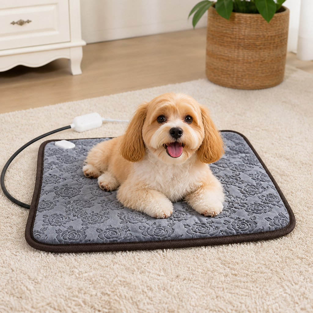 Ortekor 3-Level Temperature & Waterproof Pet Heating Pad