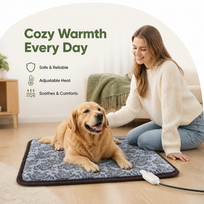 Ortekor 3-Level Temperature & Waterproof Pet Heating Pad
